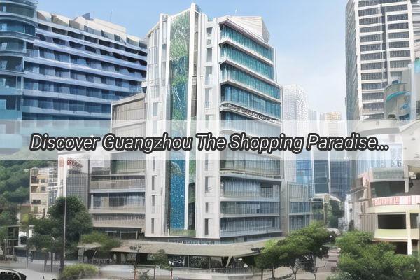 Discover Guangzhou The Shopping Paradise at Your Doorstep